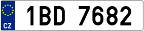 Truck License Plate